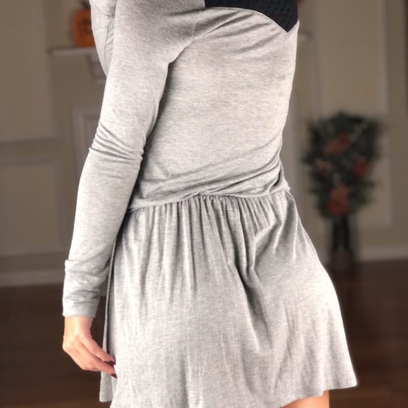 BCBGeneration Drop Waist Long Sleeve Dress, XXS - Picture 3 of 8
